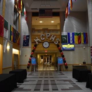 Latex free balloon arch for MCPHS - Eye Candy Balloons