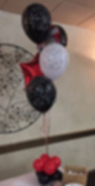 balloon decorations, table centerpieces, party decorations
